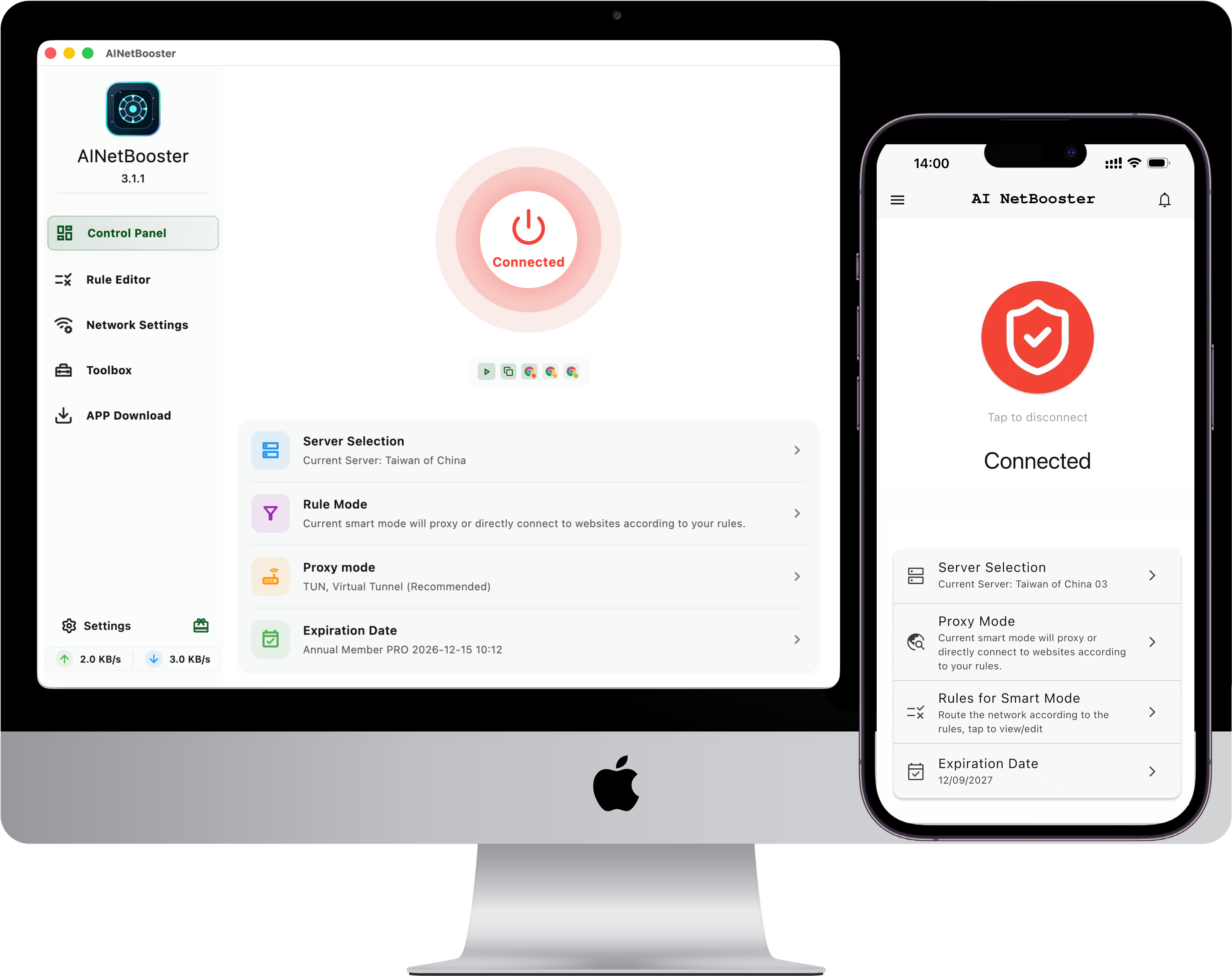 AINetBooster App